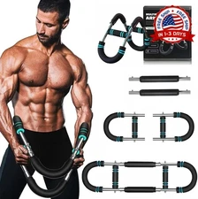 Entrenador de Brazos y Pecho Twister - Resistencia Ajustable 40-100 lbs, Portáti