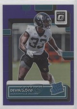 2022 Donruss Rated Rookie Optic Preview Purple Prizm 14/50 Devin Lloyd 0nr3