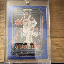 2022-23 Panini Prizm Sparkle Jalen Brunson Knicks #11 Blue Prizm 009/144