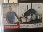 NEW Bobby Flay 10pc Stainless Steel Cookware Set, Pots - Pans - Spoons Included
