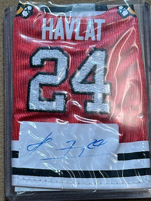 Upper Deck NHL Mini Jersey Auto version Martin Havlat with certificate COA