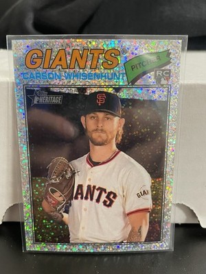 2026 Topps Heritage Silver Sparkle Chrome Exclusive Rc Carson Whisenhunt