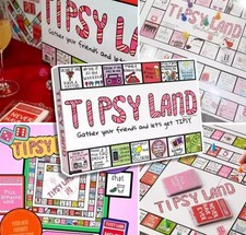 Tipsy Land Adult Drinking Board Game Party Game 2-8 Players Fun Night