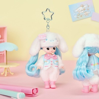 Mimi x Sanrio Cinnamoroll Little Mimi Doll Figure Keychain