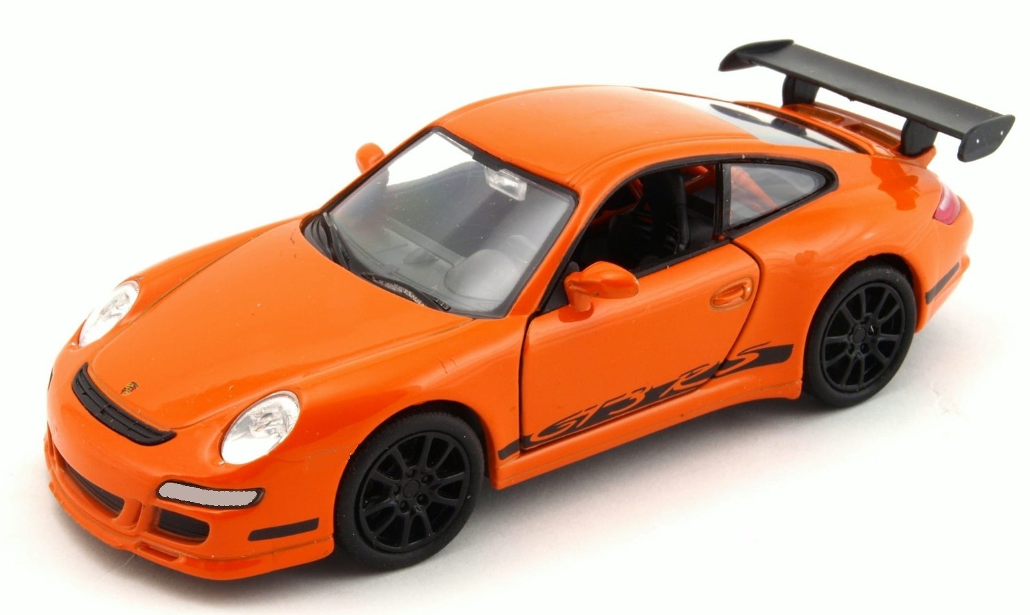 Welly Porsche 911 997 GT3 RS Orange1:34 1:39 Scales 4.5 Inch Car Defect