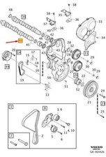 VOLVO XC60 MK2 Exhaust Camshaft 32298837 NEW GENUINE