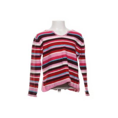 Lindex, Strickpullover, Größe: 122, Pink/Rot/Weiß/Blau, Wolle, Streifen #NPH
