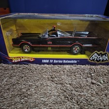 MATTEL 1:18 L2090 HOT WHEELS 2007 BATMOBILE BATMAN 1966 TV SERIES MIB
