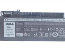 Genuine 97Wh NYFJH Battery For Dell Precision 7530 7730 7540 7740 Series Laptop