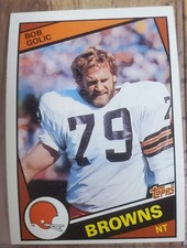 Bob Golic, 1984 Topps, #53, Cleveland Browns, RC Rookie