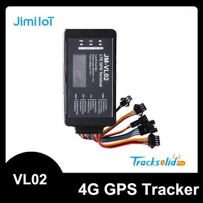 JIMIIOT VL02 4G GPS Tracker Car Real Time ACC Cut Oil SOS Alarm Vehicle Locator