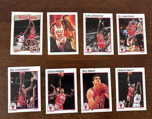 Chicago Bulls 1991-92 NBA Hoops Special 8 Card Lot Michael Jordan Scottie Pippen
