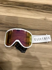 Electric Pike Matte White BRAND NEW Snow Goggle Coyote Pink