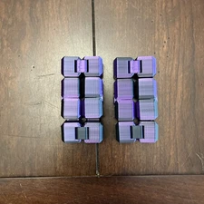 Infinity Cube Fidget Toy 3D Printed Stress Relief Gift Desk Toy Bundle Of 2