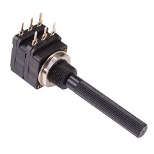 10K Logarithmic Stereo PC16 Potentiometer Piher Pot