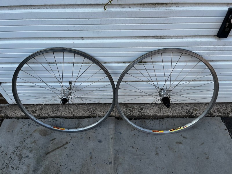 Keith Bontrager Maverick ASYM KRA-RIMS XT hubs 26” retro MTB wheelset not Hope