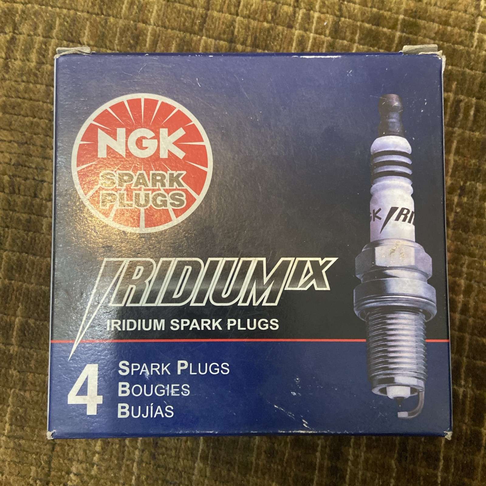Set of 4 Genuine NGK 2309 Spark Plugs Iridium LFR7AIX