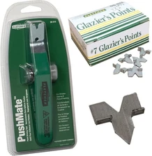 Fletcher PushMate and Glazier Point Driver with Included Push Points 100/box