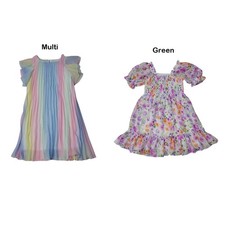 Rare Editions Girls Comfort Short Pullover Chiffon Dress