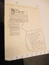 Tom Corbett Space Cadet 1950s ABC TV show rocket print ad JOHN LESTER proof