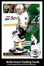 1992-93 Upper Deck Ken Hodge #254 Boston Bruins NHL Hockey 