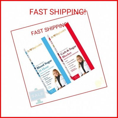 Pharmaganics Dr. Stephanie's Bundle Pack - 24 Hour Support + Carb & Sugar Blocke