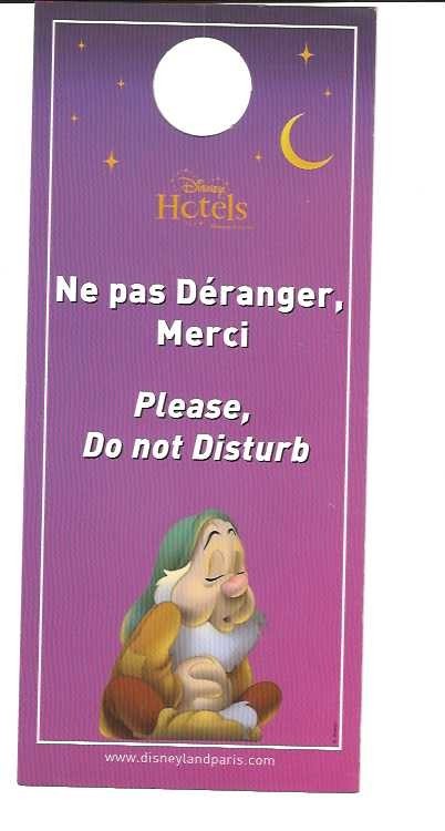 COLLEZIONE DI "do not disturb"