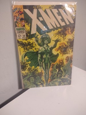 X-Men #50 2nd Appearance Of Lorna Dane Steranko Cover Low Grade Marvel 1968.