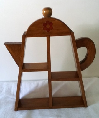 Wooden Trinket Knick Knack House Curio Shelf Display Hanging/Standing Folkart
