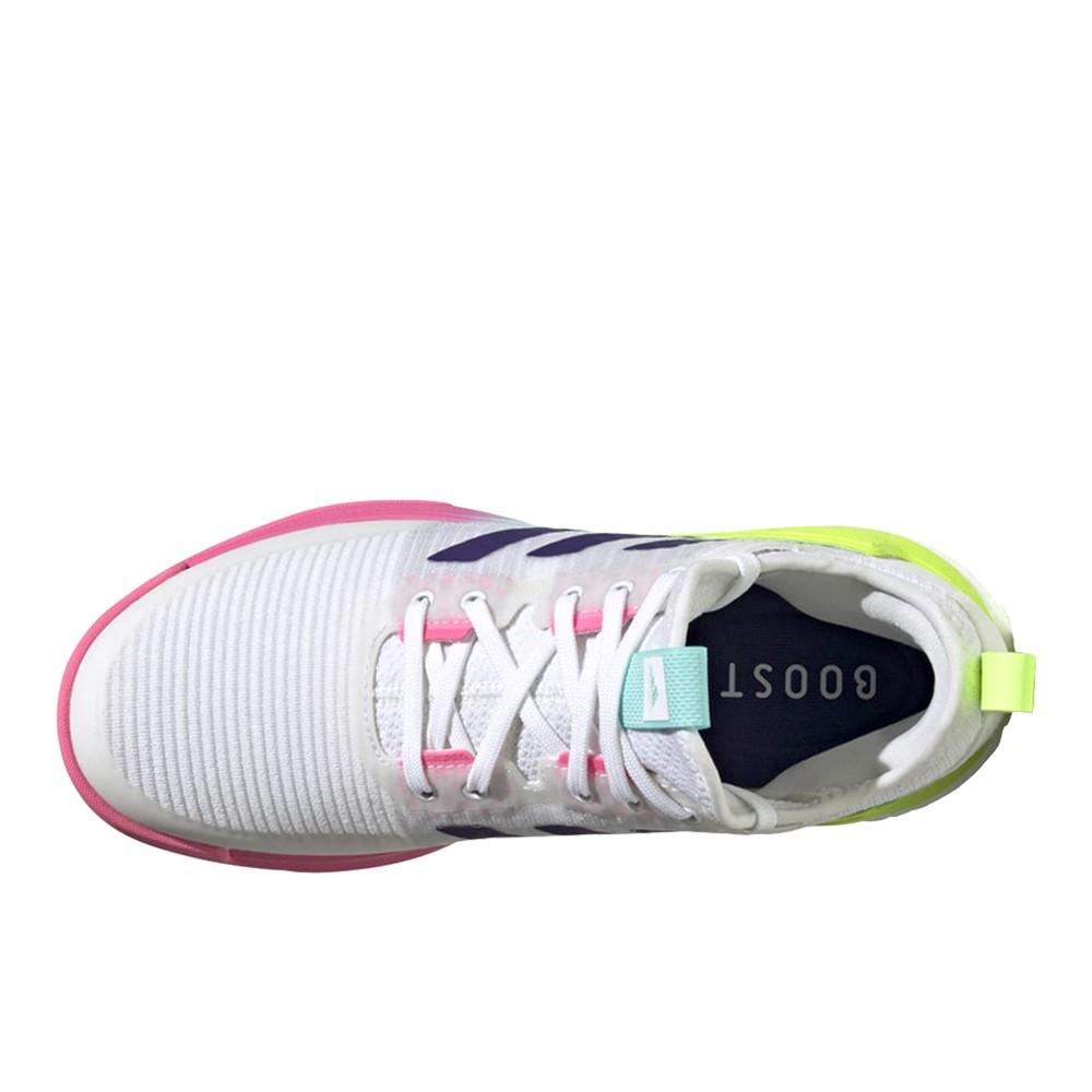 Size 5 - adidas Crazyflight Mid White Purple Pink W for sale