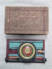 Antique Simplex Typewriter Model E with Orig. Box “As Found” thumbnail