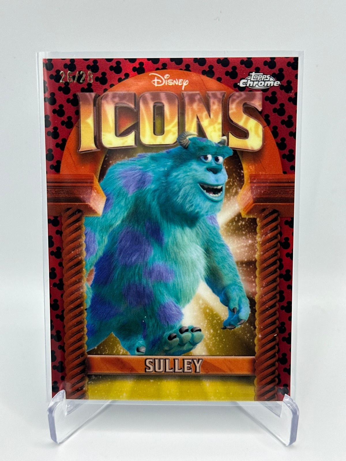 SULLEY /25 Autograph／Topps Chrome Disney Sulley 2025 Topps Chrome Disney #DI-20 Disney Icons Price Guide