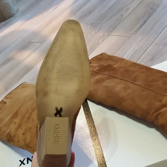 Bota de Vaquero Mujer Bronx Coñac Gamuza Cepillada Talla 40 Foto 4 de 4