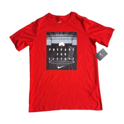 Nike Prepare for Lift Off Basketball Court Performance rot TShirt Tee Freizeit.