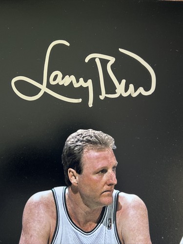 Larry Bird Kevin McHale Robert Parish Signed Celtics Spotlight 16X20 Photo BAS - Picture 3 of 7