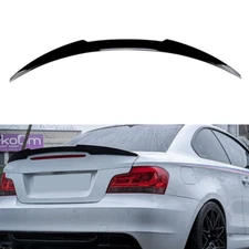 Rear Trunk Spoiler Wing Glossy Black For 2007-2013 BMW 1 Series E82 E88 Coupe
