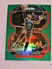 CHEYENNE PARKER  2022 WNBA PRIZM GREEN PRIZM #83 ATLANTA DREAM