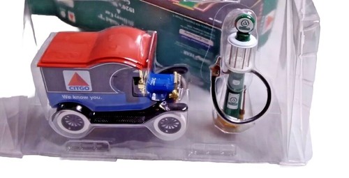 CITGO 1912 FORD MODEL T DELIVERY TRUCK Diecast COIN BANK & Wayne Gas Pump NEW - Picture 5 of 5
