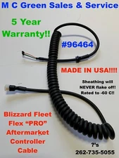 BLIZZARD FLEETFLEX SNOW PLOW 4 PIN HANDHELD CONTROLLER SUPER HD CABLE 96464 CORD