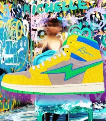 Air Kiy Reves Paris KIY 85 HI Homer Simpson Canary Yellow Kool kiy Size 9.5