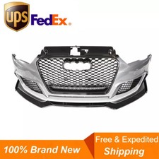 For 2014-2016 Audi A3 S3 8V RS3 Style Front Bumper Kit Quattro Grill Include Lip