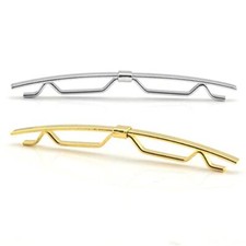 2 Pcs Metal Tie Collar Bar Pin Necktie Tie Clip Shirt Collar Clip Collar Pin
