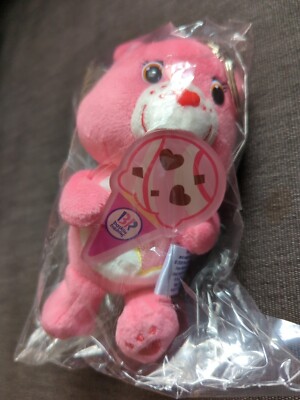 Care Bear Baskin Robbins 31 Love a lot Bear   mini Mascot key chain Pink