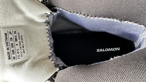 Salomon Elixir Activ Mid GTX Women's Hiking Boots, Indigo/Glacier, Size 9 - Picture 7 of 8
