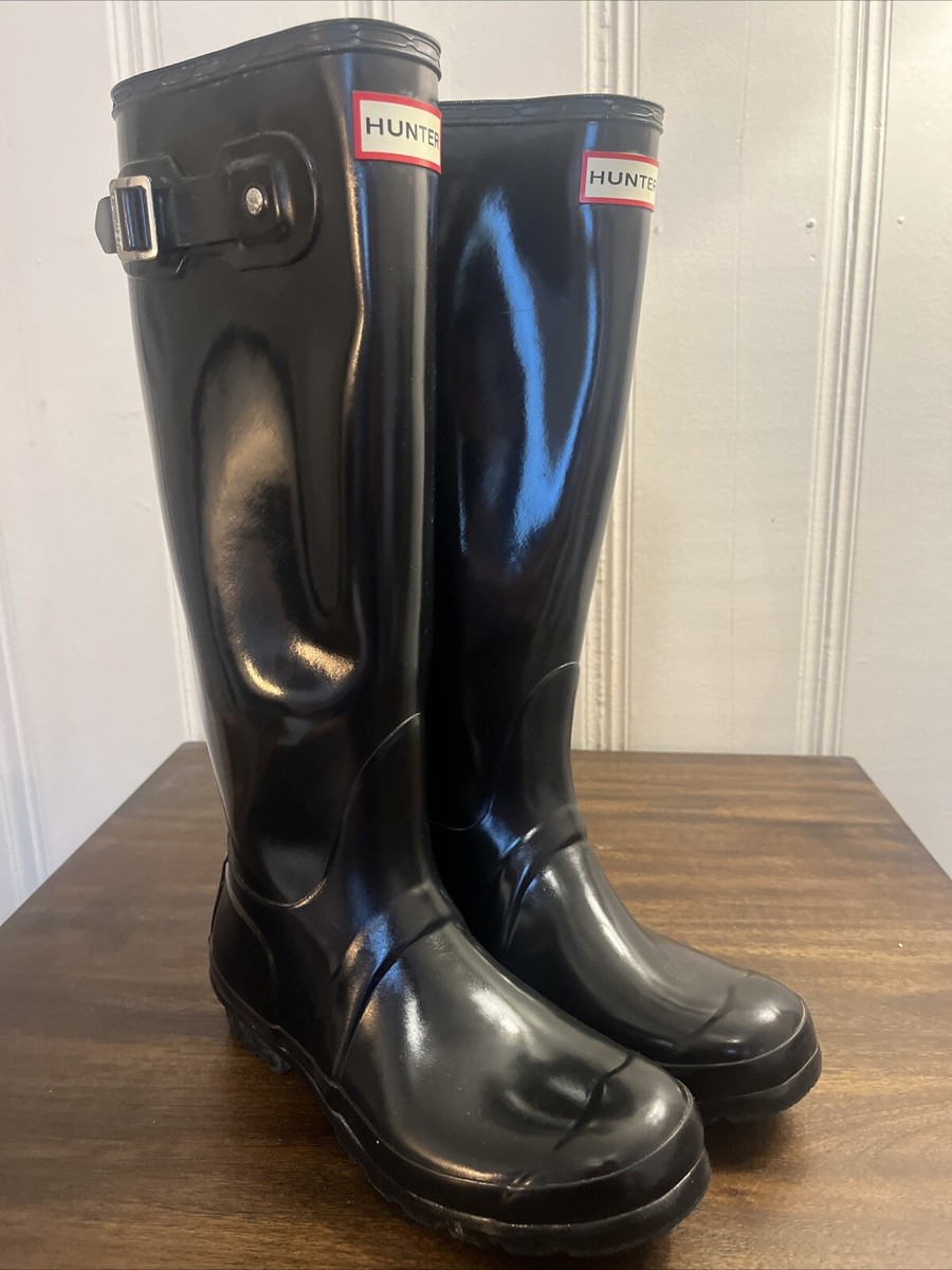 靴 HUNTER ORIGINAL REFINED TALL BOOTS Amazon.com | Hunter Refined Tall Boots for Women Man-Made