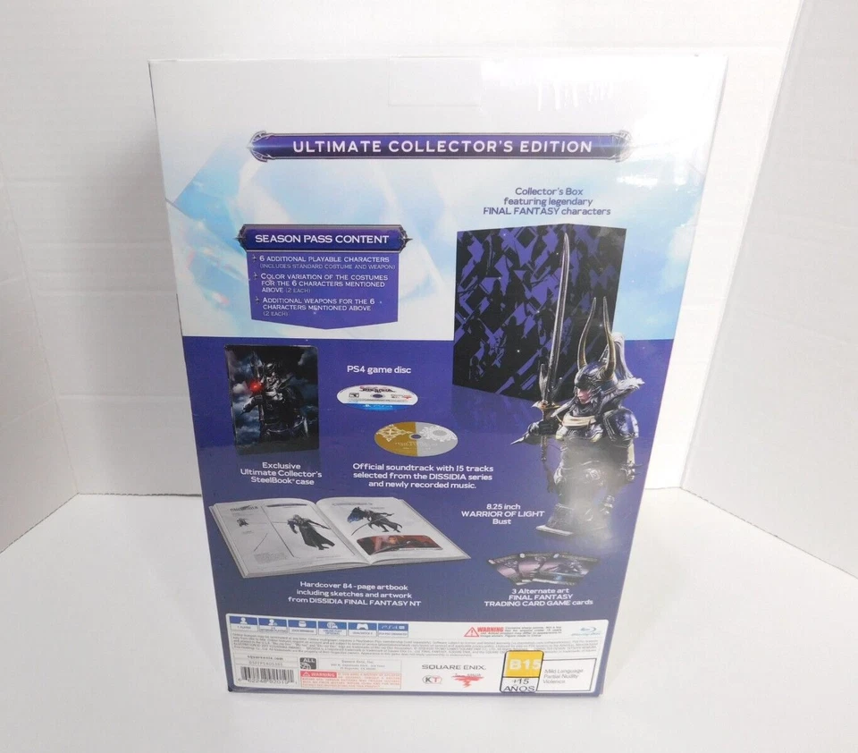 Final Fantasy Dissidia Ultimate Edición Coleccionista NT (PS4) 2018 NUEVO Foto 4 de 4