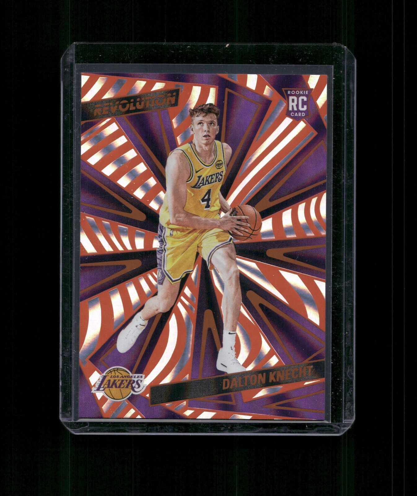 2024-25 Panini Revolution Dalton Knecht #109 Sunburst Orange Rookie RC /75