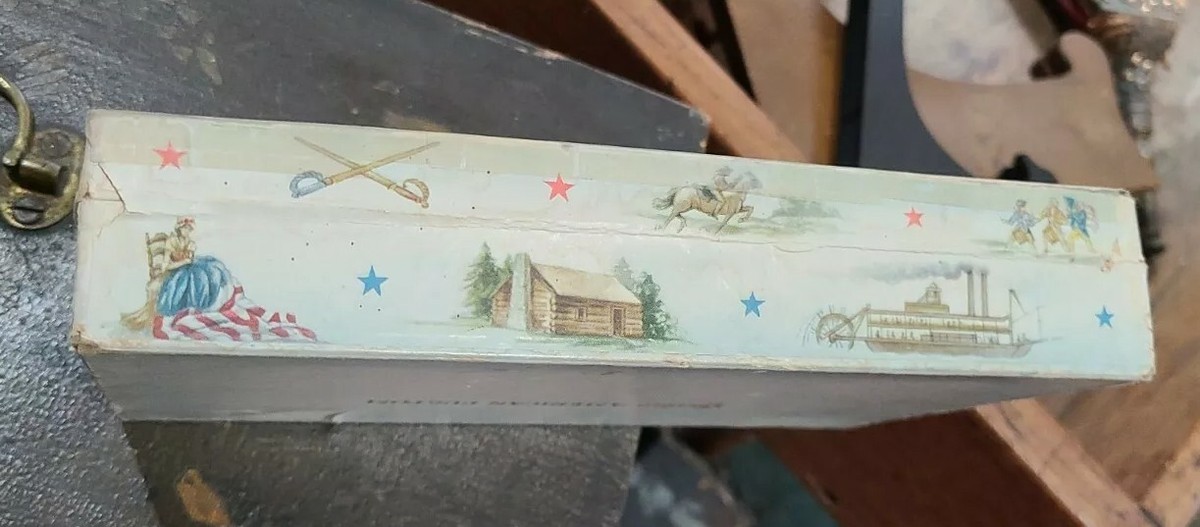 VINTAGE ◇ ADVERTISING BOX ONLY ◇ GALES AMERICAN CUSTOM ASSORTED