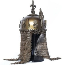 Elmetto da battaglia imperatore medievale elmo sultano elmo cavaliere guerriero