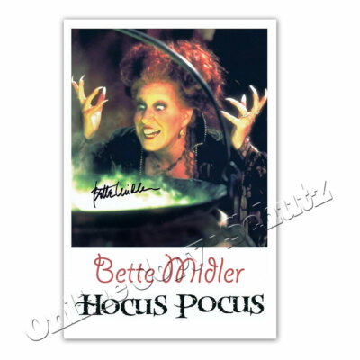 Bette Midler in HOCUS POCUS -  Autogrammfoto /autograph